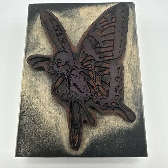 Fairy Girl Butterfly Pixie Judi Kins 1767 Rubber Stamp Fantasy - Picture 4 of 7